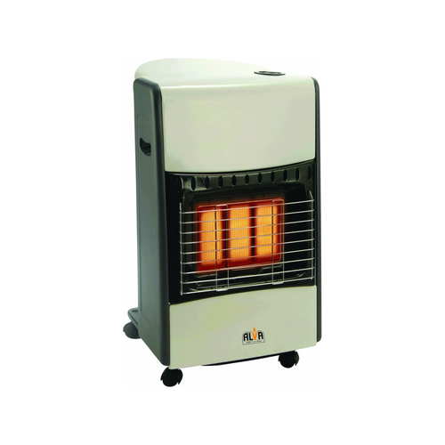 Alva 3 Panel Infrared Radiant Gas Heater Deluxe - Black/Cream